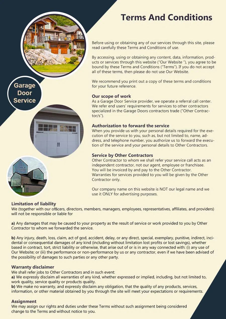 Garage Doors Store Repairs Redondo Beach, CA 310-507-8704